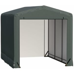ShelterLogic ShelterTube SQAACC0104C01001410 Wind/Snow Rated Garage 10x14x10ft (Green)