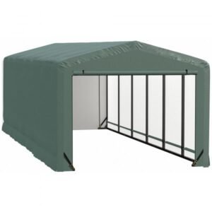 ShelterLogic ShelterTube SQAACC0104C01002708 Wind/Snow Rated Garage 10x27x8ft (Green)