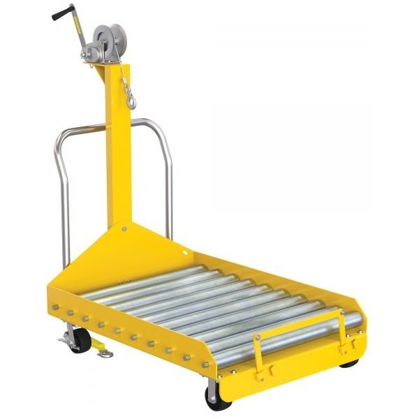 Vestil BTC-CART-WINCH Battery Transfer Cart (4000 lb, Winch & Casters)