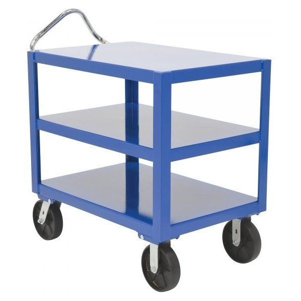 Vestil DH-PH4-2460-3 Heavy Duty Ergo Handle Cart (4000 lb, 24 x 60)