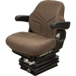 Grammer 6792 Mechanical Seat Combo for John Deere 30 Early Series (Brown, 285lb)