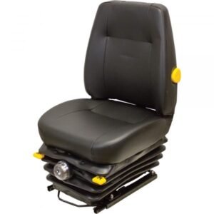 K&M Uni Pro 8363 411 Highback Mechanical Suspension Tractor Seat Black Vinyl