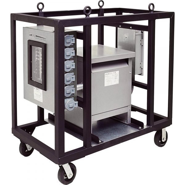 CEP 6210PDC45 Power Distribution Cart 100A 480V 3-Phase 4-Wheel