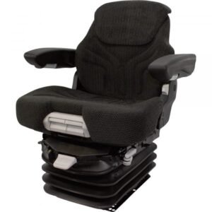 K&M 8132 Grammer MSG95/741 Tractor Seat 12V Air Suspension Black