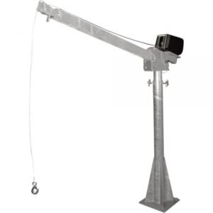 Vestil WTJ-20-4-AC-GAL 2,000 lbs AC Powered Galvanized Truck Jib Crane