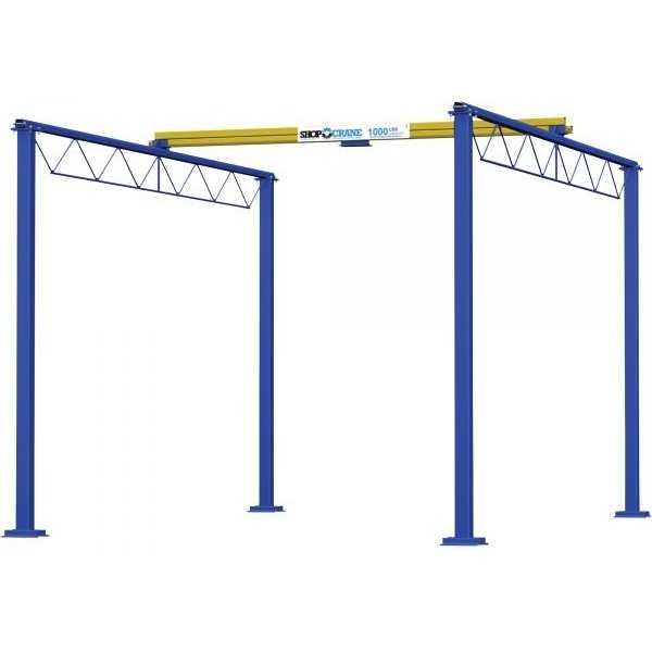 Gorbel SC1000-FS-12-15-10 1000lb Freestanding Shop Crane