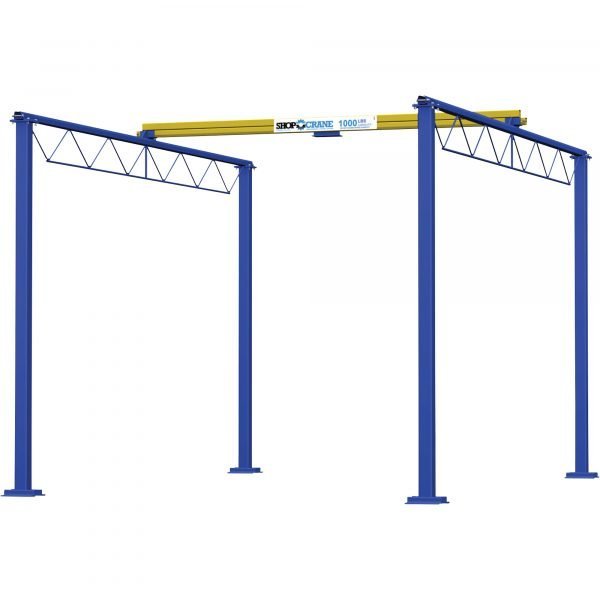 Gorbel SC1000-FS-12-15-10 1000lb Freestanding Shop Crane