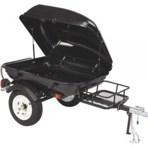 Ultra-Tow Tag-Along Motorcycle Cargo Trailer (16.6 Cu.Ft., 600-Lb Capacity)