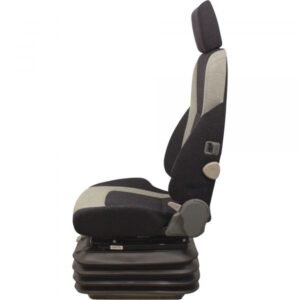 K&M Uni Pro KM 1040 High-Back Air Suspension Seat 24 Volt Compressor
