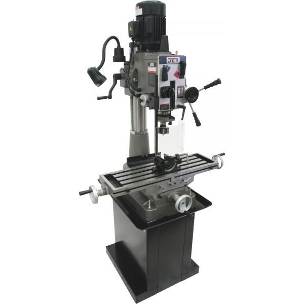 JET JMD-40GH Geared Head Mill/Drill - Newall DP500 2-Axis DRO, X-Powerfeed