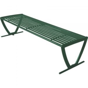 UltraSite 94N-HS6-GRN Augusta Backless Park Bench 72.5in. Green