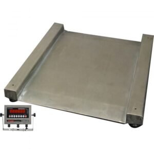 Optima OP-917SS-2828-2K 36in Stainless Steel Wash-Down Drum/Barrel Scale (2000 lb Cap)