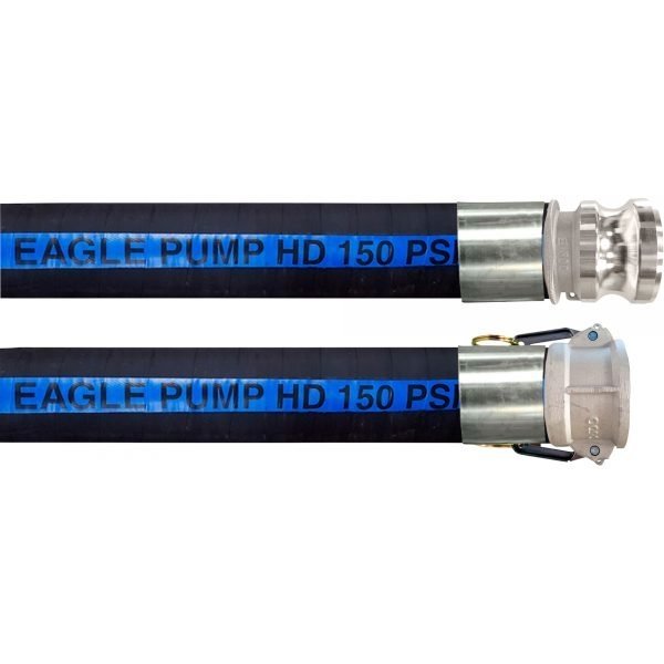 JGB Rubber Suction Hose 8in x 10ft Crimped CxE (Heavy Duty)