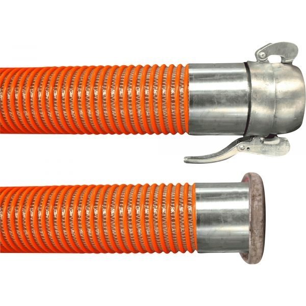 JGB PVC Suction/Discharge Hose 8in x 20ft Bauer Type B Crimped