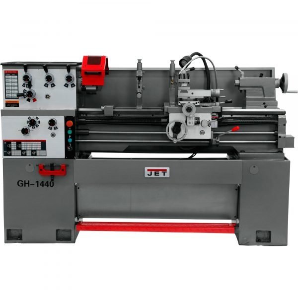 JET GH-1440-1 Geared Head Lathe - 14x40in, Acu-Rite 203 DRO, 1PH