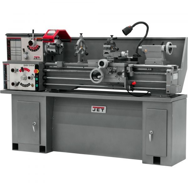 JET GHB-1340A Geared Head Bench Lathe - 13in x 40in, Collet Closer