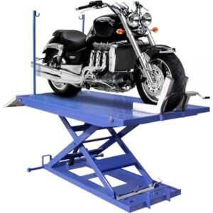 Tuxedo M1500C-HR 1500 Lb High-Rise Motorcycle Lift (Blue/Gray)
