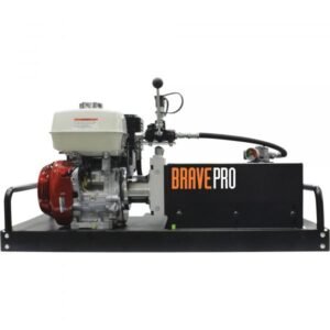 BravePro HBHR350GX Hydraulic Power Pack Honda GX 389cc 7 GPM 15-Gal. Tank
