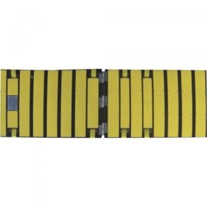 AME International 15348 Large 33.8in 2-Piece Yellow Dozer Maintenance Mat