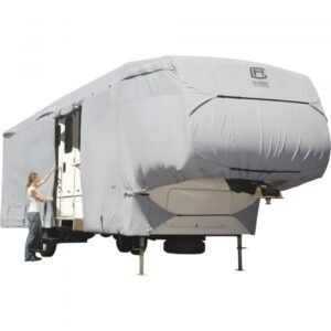 Classic Accessories 80-299-203101-RT PermaPRO 5th Wheel Cover - Extra Tall, 41-44 Ft L