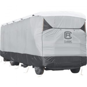 Classic Accessories 80-370-101701-EX SkyShield Class A RV Cover - Gray, 28-30 Ft L