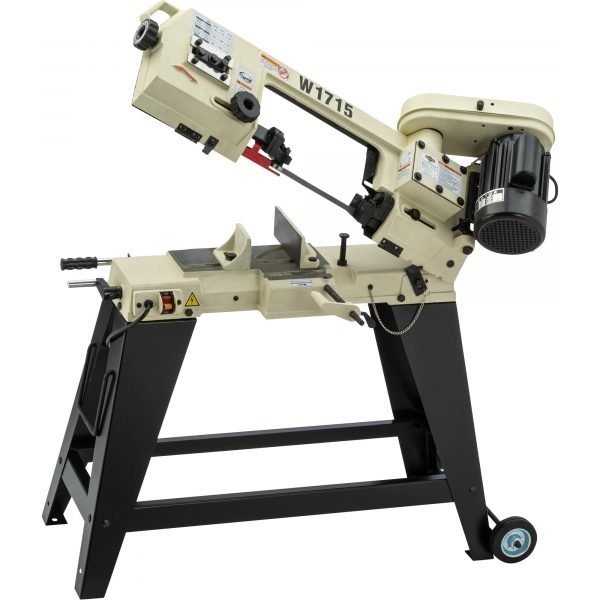 Shop Fox W1715 Horizontal/Vertical Metal Cutting Band Saw - 4 1/2x6in