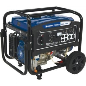 Powerhorse Dual Fuel Portable Generator 9,000 Peak/7,250 Rated Watts Electric Start