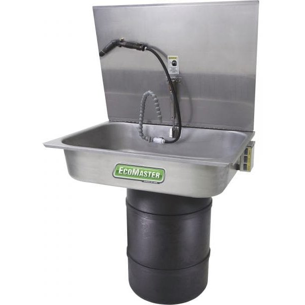 EcoMaster EM230S 30-Gal Stainless Steel Aqueous Drum-Mounted Washer