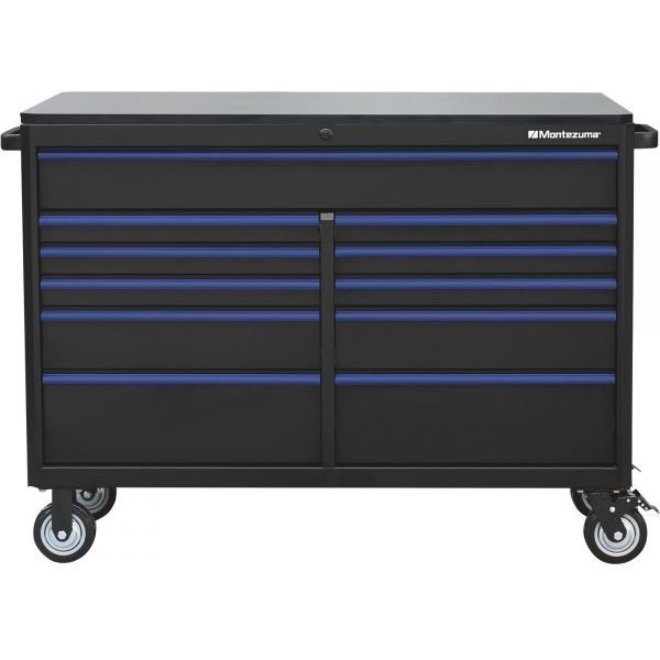 Montezuma BKM562411TC 11-Drawer Rolling Tool Cabinet 56in x 24in