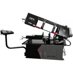 JET EHB-1018VMH Elite Semi-Auto VS Dual Mitering Bandsaw - 10x18in, Hydraulic Vise