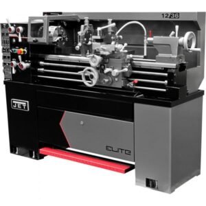 JET E-1236VS Elite VS Metal Lathe - 12x36in, ACU-RITE 203 DRO