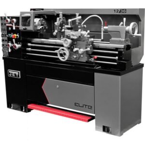 JET E-1236VS Elite VS Metal Lathe - 12x36in, ACU-RITE 203 DRO, CSS, Taper, Collet