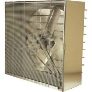 TPI CBT24B Cabinet Exhaust Fan w/ Shutter (24in, 3000 CFM, 1/3 HP)