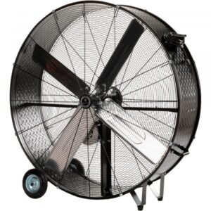 TPI CPB48B Commercial Belt Drive Drum Fan (48in, 14000 CFM, 120V)