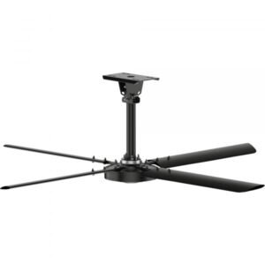 Hunter 72292 8ft Industrial HVLS Ceiling Fan (Black)