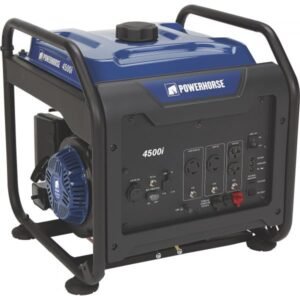 Powerhorse 4,500 Peak/3,700 Rated Watts Open-Frame Inverter Generator CARB Compliant