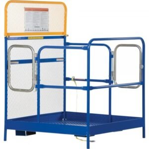 Vestil WP-4848-DD Forklift Work Platform (Dual-Door Entry, 48in. x 48in.)