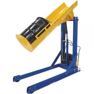 Vestil HDD-72-10-P Portable Hydraulic Drum Dumper (1000lb, 72in Dump Height)