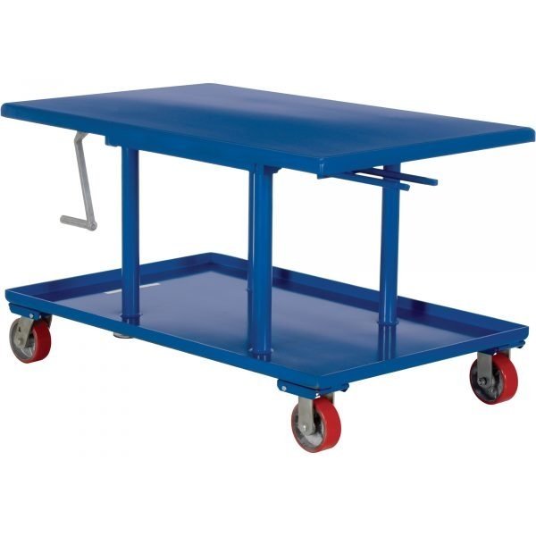 Vestil MT-2436-LP Low Profile Mechanical Post Table (36in. x 24in. Platform)