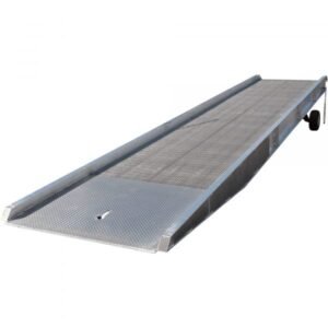 Vestil AY-167230 Aluminum Yard Ramp w/ Aluminum Grating (16,000lb Capacity, 72in. x 30ft.)
