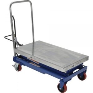 Vestil AIR-800-D Air Hydraulic Scissor Cart (800lb Capacity, 35.5in. x 20in.)