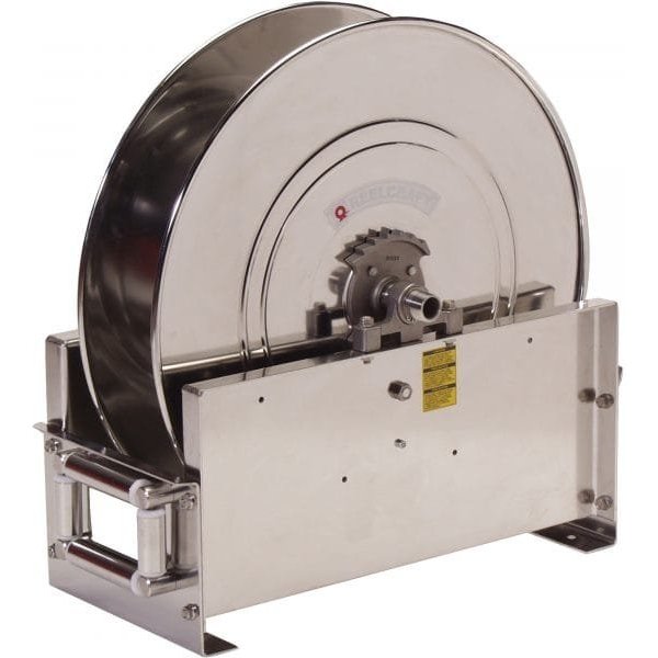 Reelcraft D9300 OLSBW - Stainless Steel Air/Water Hose Reel (3/4in x 75ft)