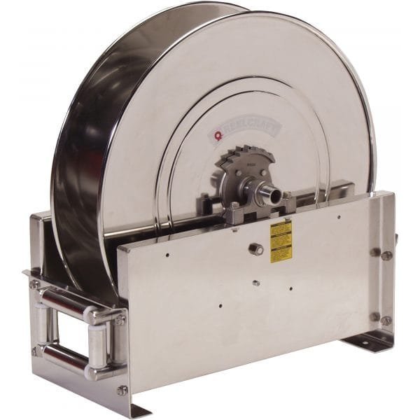 Reelcraft D9300 OLSBW-S - Stainless Steel Air/Water Hose Reel (Swivel)