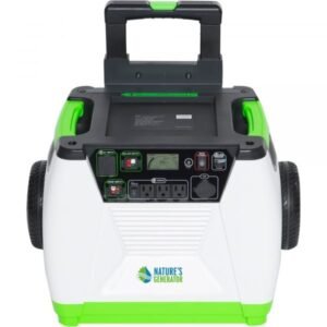 Nature Generator HKNGGN Portable Solar Generator (1800W Rated / 3200W Surge)