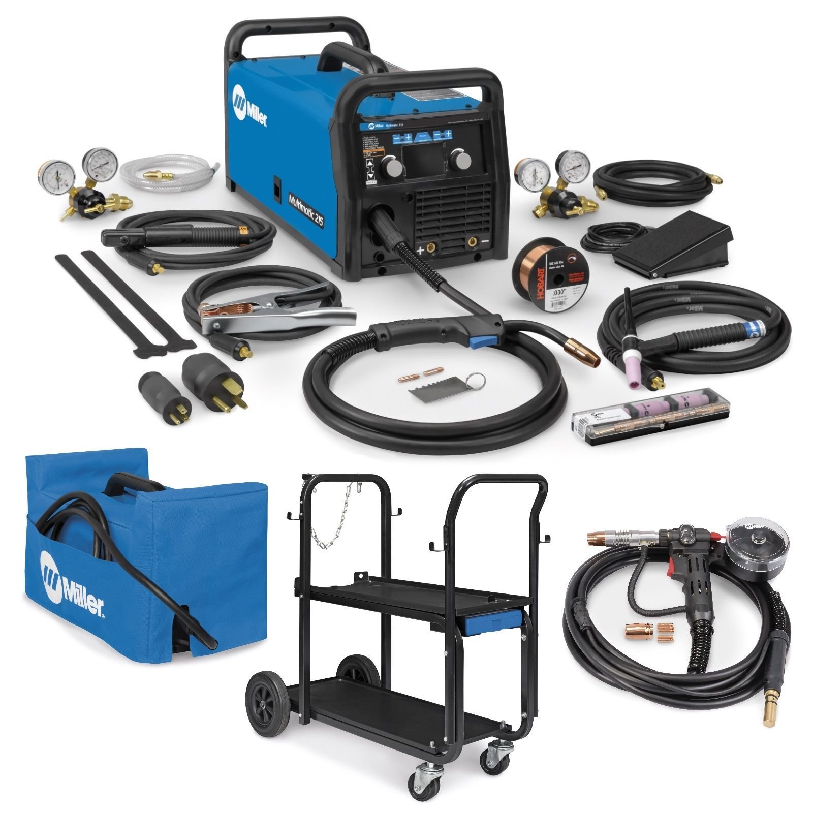 Miller 907693 Multimatic 215 Complete Multi-Process Welder Package Miller 907693 Multimatic 215 Complete Multi-Process Welder Package