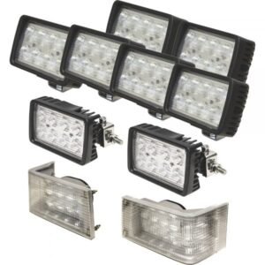 Tiger LED CASEKIT1 Magnum Tractor Light Kit 10-Light Flood/Spot 520 Watts 42800 Lumens