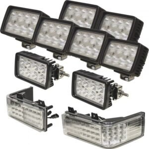 Tiger LED FNHKIT1 Tractor Light Kit 10-Light Flood/Spot 500 Watts 45200 Lumens