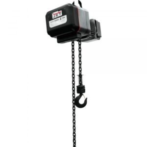 JET VOLT 183215 2-Ton Electric Chain Hoist 15 ft Lift, 3PH