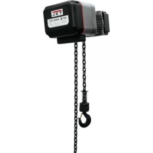 JET VOLT 183310 3-Ton Electric Chain Hoist 10 ft Lift, 3PH