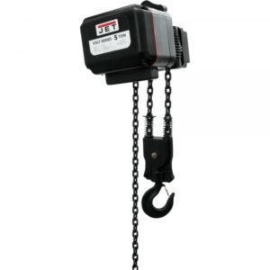 JET VOLT 183515 5-Ton Electric Chain Hoist 15 ft Lift, 3PH